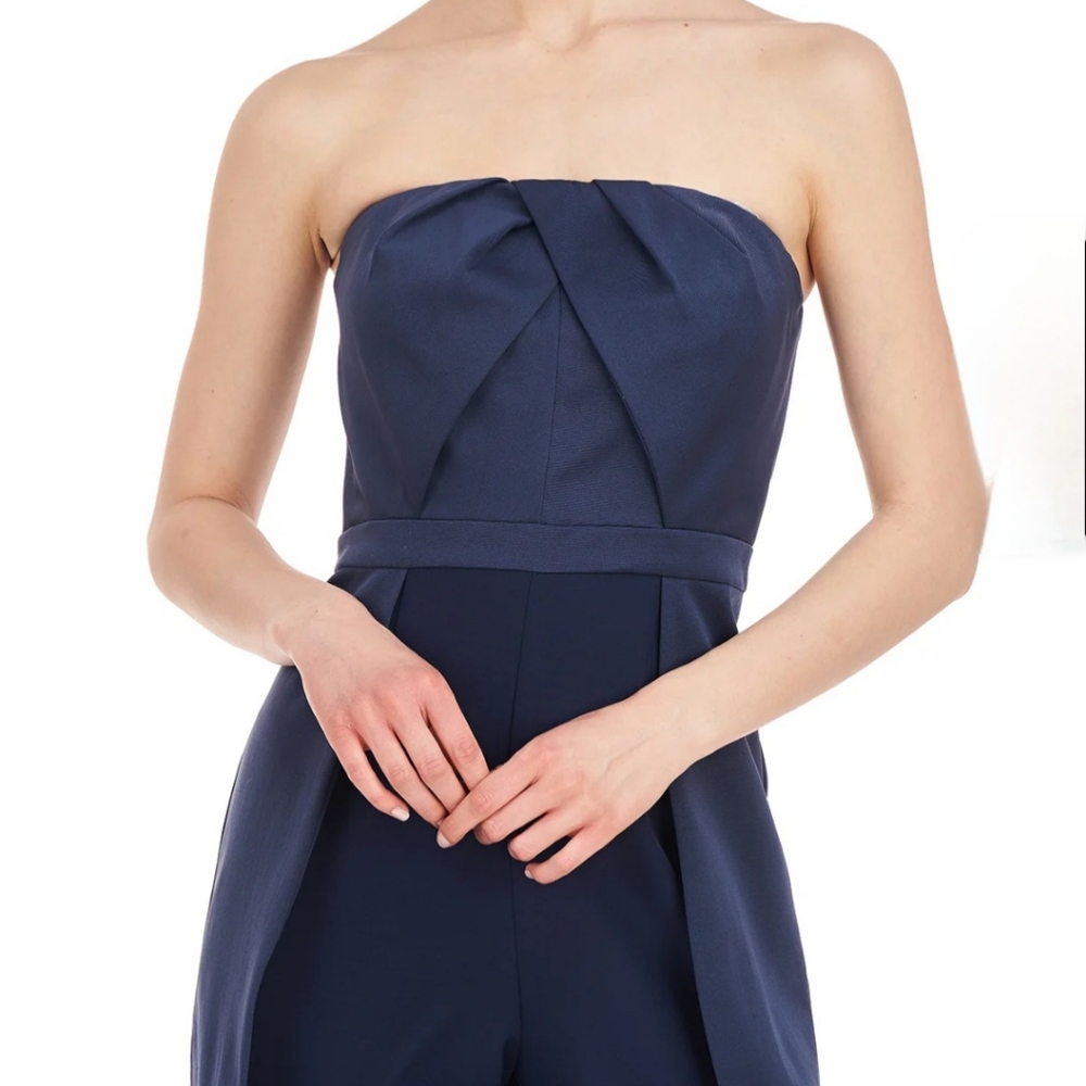NWT Kay Unger Valia Walk Thru Jumpsuit Sz. 6 - Picture 3 of 13
